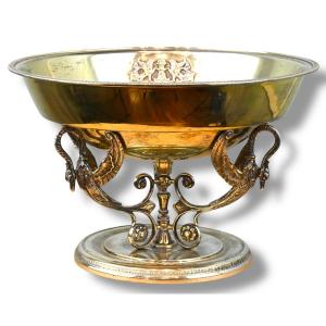 Centre De Table en Vermeil - Italie 20e siècle